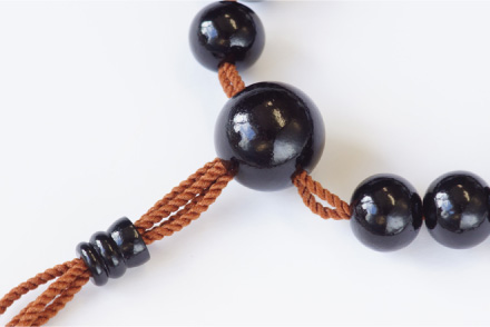 切れにくい中通し紐