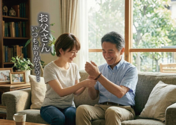 これからも元気でいてほしい。父の日